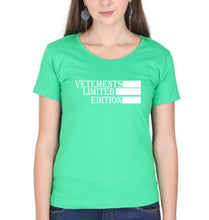 Load image into Gallery viewer, Vetements T-Shirt for Women-flag green-Ektarfa.online
