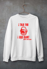 Load image into Gallery viewer, Karl Marx Unisex Sweatshirt for Men/Women-White-Ektarfa.online

