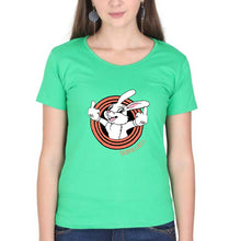 Load image into Gallery viewer, Domrebel Bunny T-Shirt for Women-flag green-Ektarfa.online
