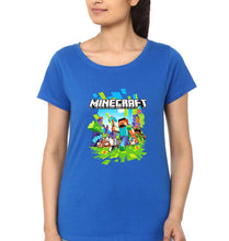 Load image into Gallery viewer, Minecraft T-Shirt for Women-Royal Blue-Ektarfa.online
