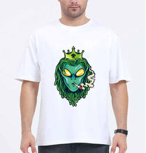 Load image into Gallery viewer, Weed Monster Oversized T-Shirt for Men-White-Ektarfa.online
