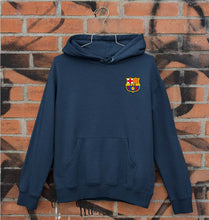 Load image into Gallery viewer, Barcelona Logo Unisex Hoodie for Men/Women-S(40 Inches)-Navy Blue-Ektarfa.online
