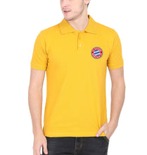 Load image into Gallery viewer, Bayern Munich Logo Polo T-Shirt for Men-S(38 Inches)-Yellow-Ektarfa.co.in
