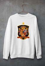 Load image into Gallery viewer, Spain Football Unisex Sweatshirt for Men/Women-White-Ektarfa.online
