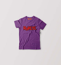 Load image into Gallery viewer, Popeye Kids T-Shirt for Boy/Girl-0-1 Year(20 Inches)-Purple-Ektarfa.online
