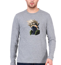 Load image into Gallery viewer, Hatake Kakashi Full Sleeves T-Shirt for Men-Grey Melange-Ektarfa.online
