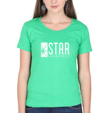 Load image into Gallery viewer, Star laboratories T-Shirt for Women-XS(32 Inches)-flag green-Ektarfa.online
