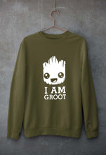 Load image into Gallery viewer, Groot Unisex Sweatshirt for Men/Women-Olive Green-Ektarfa.online
