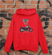 Load image into Gallery viewer, Triumph Motorcycles Unisex Hoodie for Men/Women-S(40 Inches)-Red-Ektarfa.online
