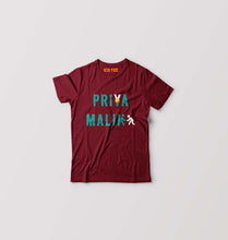 Load image into Gallery viewer, Priya Malik Kids T-Shirt for Boy/Girl-Maroon-Ektarfa.online
