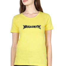 Load image into Gallery viewer, Megadeth T-Shirt for Women-Yellow-Ektarfa.online
