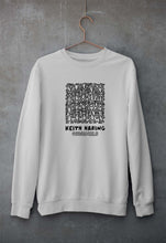 Load image into Gallery viewer, Keith Haring Unisex Sweatshirt for Men/Women-S(40 Inches)-Grey Melange-Ektarfa.online
