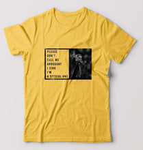 Load image into Gallery viewer, José Mourinho T-Shirt for Men-S(38 Inches)-Golden Yellow-Ektarfa.online
