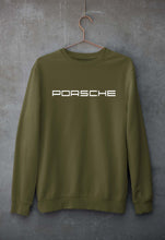 Load image into Gallery viewer, Porsche Unisex Sweatshirt for Men/Women-S(40 Inches)-Olive Green-Ektarfa.online
