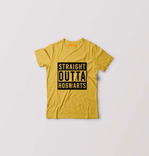 Load image into Gallery viewer, Harry Potter Hogwarts Kids T-Shirt for Boy/Girl-Golden Yellow-Ektarfa.online
