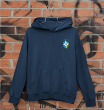 Load image into Gallery viewer, Brazil Football Unisex Hoodie for Men/Women-S(40 Inches)-Navy Blue-Ektarfa.online
