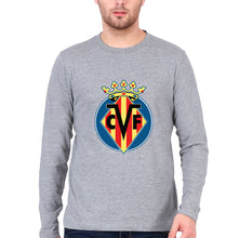 Load image into Gallery viewer, Villarreal Full Sleeves T-Shirt for Men-Grey Melange-Ektarfa.online

