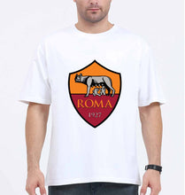 Load image into Gallery viewer, A.S. Roma Oversized T-Shirt for Men-White-Ektarfa.online
