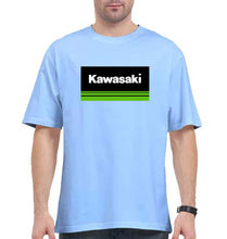 Load image into Gallery viewer, Kawasaki Oversized T-Shirt for Men-Baby Blue-Ektarfa.online
