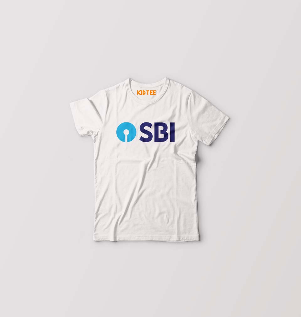 State Bank of India(SBI) Kids T-Shirt for Boy/Girl-0-1 Year(20 Inches)-White-Ektarfa.online