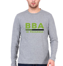 Load image into Gallery viewer, BBA Full Sleeves T-Shirt for Men-Grey Melange-Ektarfa.online
