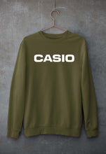 Load image into Gallery viewer, Casio Unisex Sweatshirt for Men/Women-S(40 Inches)-Olive Green-Ektarfa.online
