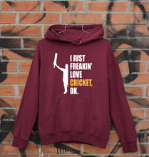 Load image into Gallery viewer, Love Cricket Unisex Hoodie for Men/Women-Maroon-Ektarfa.online
