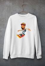 Load image into Gallery viewer, Subway Surfers Unisex Sweatshirt for Men/Women-S(40 Inches)-White-Ektarfa.online
