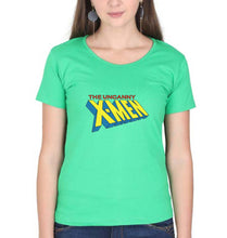 Load image into Gallery viewer, X-Men T-Shirt for Women-flag green-Ektarfa.online
