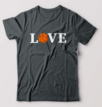 Load image into Gallery viewer, NBA Basketball Love T-Shirt for Men-Steel grey-Ektarfa.online
