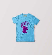 Load image into Gallery viewer, Tupac 2Pac Kids T-Shirt for Boy/Girl-Light Blue-Ektarfa.online
