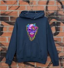 Load image into Gallery viewer, Trippy Psychedelic Skull Unisex Hoodie for Men/Women-Navy Blue-Ektarfa.online
