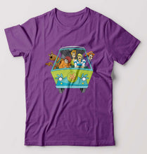 Load image into Gallery viewer, Scooby Doo T-Shirt for Men-S(38 Inches)-Purple-Ektarfa.online
