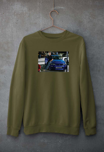 paul walker fast and furious Unisex Sweatshirt for Men/Women-Olive Green-Ektarfa.online