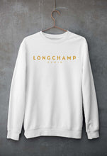 Load image into Gallery viewer, Longchamp Unisex Sweatshirt for Men/Women-S(40 Inches)-White-Ektarfa.online
