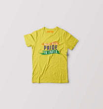 Load image into Gallery viewer, Made in India Kids T-Shirt for Boy/Girl-Mustard Yellow-Ektarfa.online
