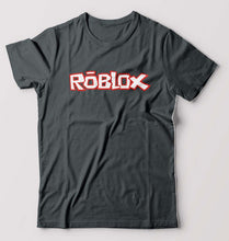 Load image into Gallery viewer, Roblox T-Shirt for Men-S(38 Inches)-Steel grey-Ektarfa.online
