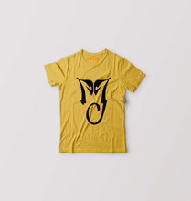 Load image into Gallery viewer, Michael Jackson (MJ) Kids T-Shirt for Boy/Girl-0-1 Year(20 Inches)-Golden Yellow-Ektarfa.online
