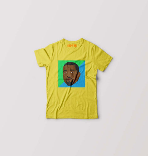 Kanye West Kids T-Shirt for Boy/Girl-Yellow-Ektarfa.online