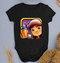 Load image into Gallery viewer, Subway Surfers Kids Romper For Baby Boy/Girl-0-5 Months(18 Inches)-Black-Ektarfa.online
