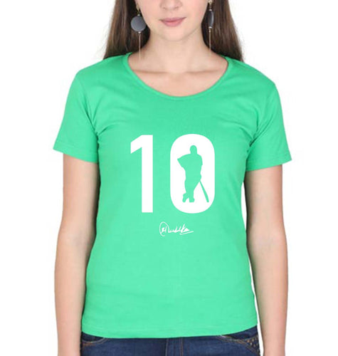 Sachin Tendulkar T-Shirt for Women-Flag Green-Ektarfa.online