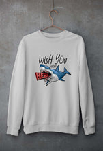 Load image into Gallery viewer, Shark Unisex Sweatshirt for Men/Women-S(40 Inches)-Grey Melange-Ektarfa.online
