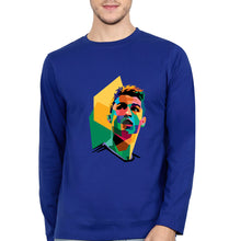 Load image into Gallery viewer, Cristiano Ronaldo CR7 Full Sleeves T-Shirt for Men-Royal Blue-Ektarfa.online
