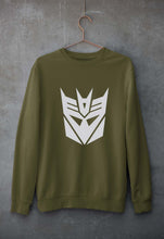 Load image into Gallery viewer, Decepticon Transformers Unisex Sweatshirt for Men/Women-S(40 Inches)-Olive Green-Ektarfa.online
