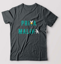 Load image into Gallery viewer, Priya Malik T-Shirt for Men-S(38 Inches)-Steel grey-Ektarfa.online
