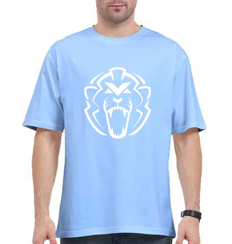 Max Verstappen Oversized T-Shirt for Men-Baby Blue-Ektarfa.online