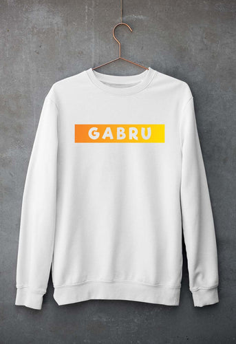 Gabru Unisex Sweatshirt for Men/Women-White-Ektarfa.online