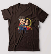 Load image into Gallery viewer, Doctor Strange Superhero T-Shirt for Men-S(38 Inches)-Coffee Brown-Ektarfa.online
