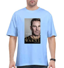 Load image into Gallery viewer, Shane Warne Oversized T-Shirt for Men-Baby Blue-Ektarfa.online
