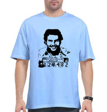 Load image into Gallery viewer, Pablo Escobar Oversized T-Shirt for Men-Baby Blue-Ektarfa.online
